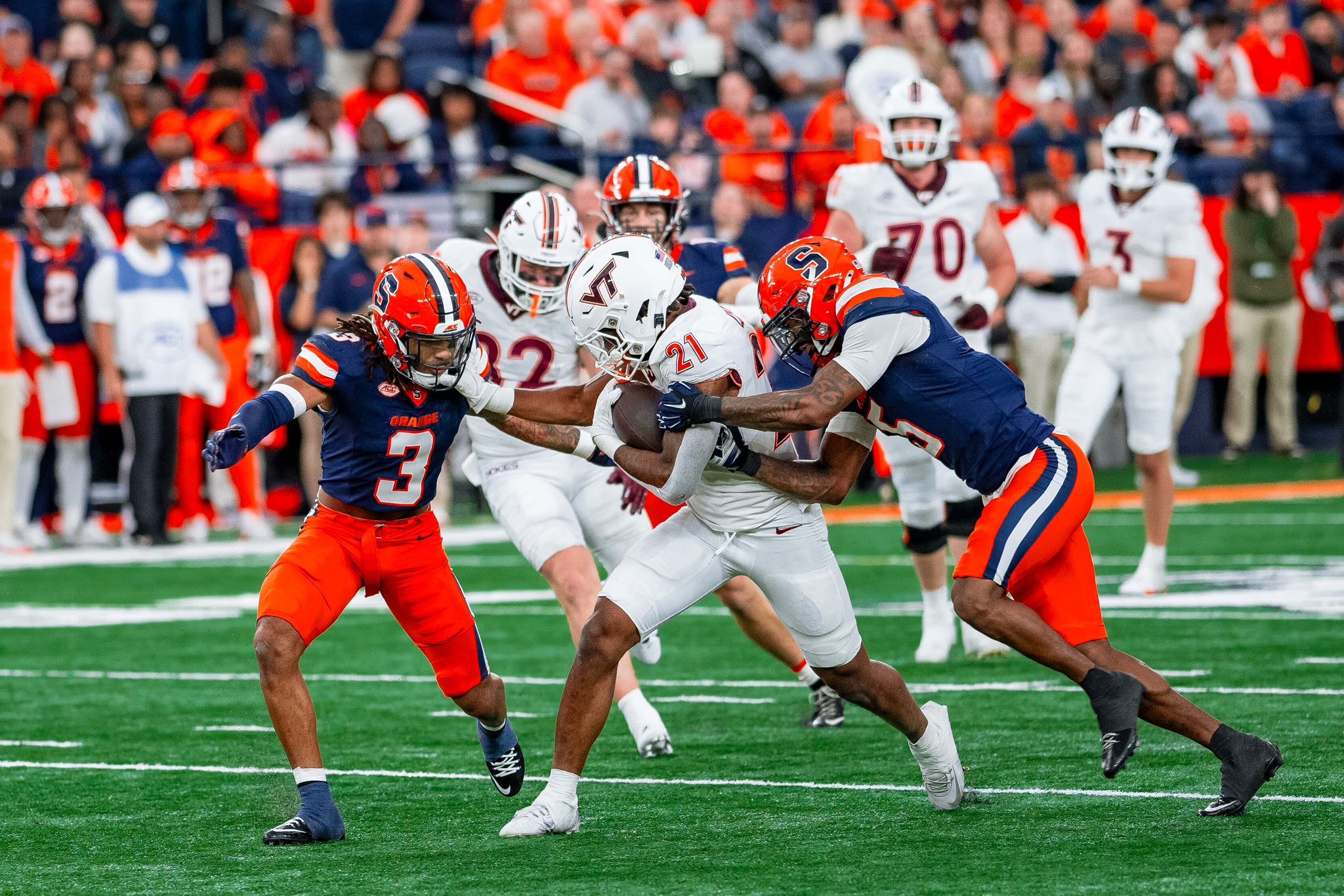 Virginia Tech Drops Heartbreaker to Syracuse in Overtime, 38-31 (11-2-24)